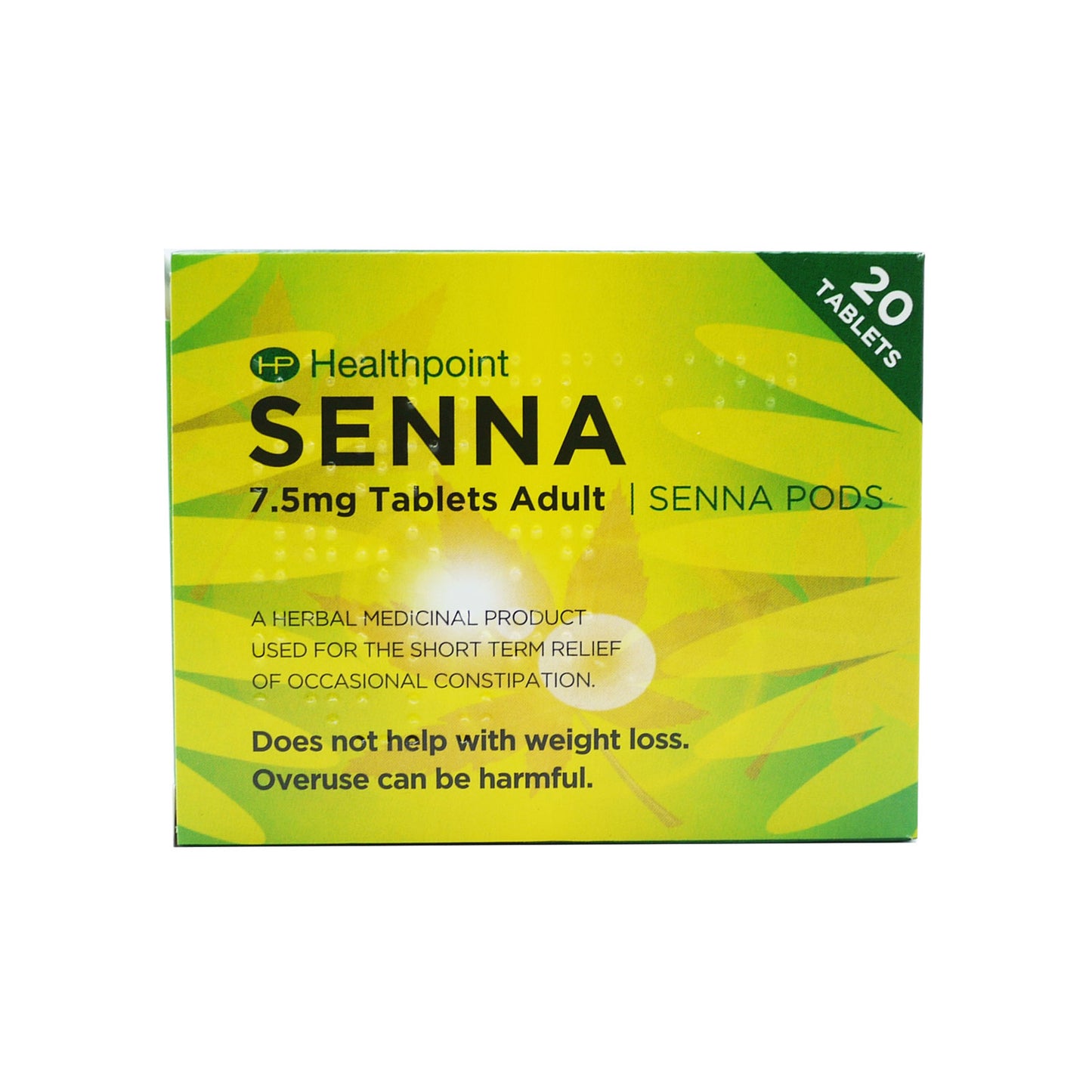 HEALTHPOINT SENNA PODS TABLETS 7.5MG 20'S