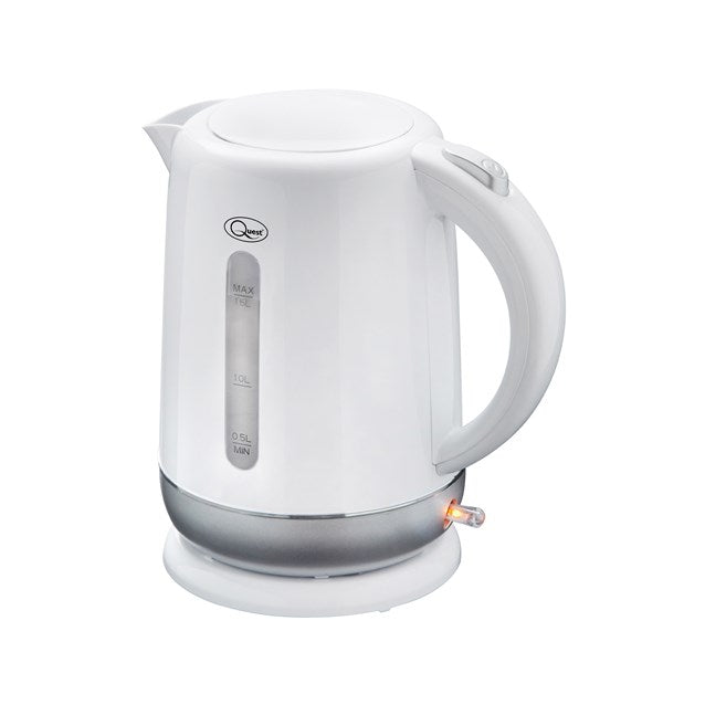 1.5L Fast Boil Kettle White and Silver