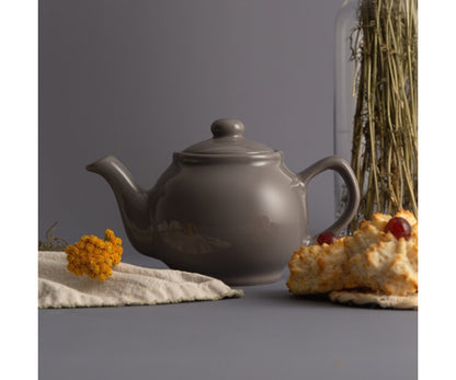 Charcoal 2 Cup Teapot | Handcrafted Ceramic Tea Kettle for Brewing Your Favorite Blends