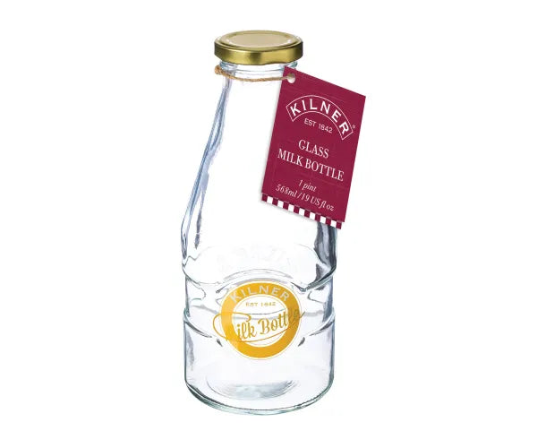 la Bouteille de lait classique 1 pinte (568 ml) – Idéale pour les amateurs de produits laitiers.