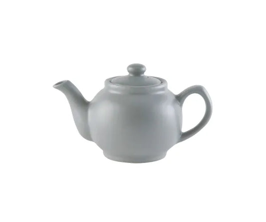 Théière grise mate moderne 2 tasses | Design élégant pour les amateurs de thé