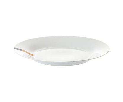 Assiette plate Rayware Milan 26,5 cm, blanche.