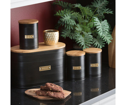 Conservez la fraîcheur de votre café avec la boîte de conservation Otto Black.