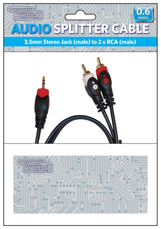 Câble répartiteur audio Premium de 60 cm pour un partage sonore fluide