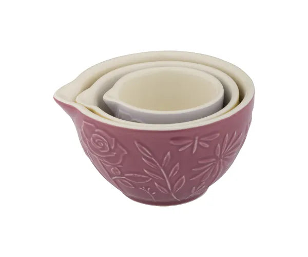 Dans l'Ensemble Prairie : 3 tasses à mesurer pour des créations culinaires précises.