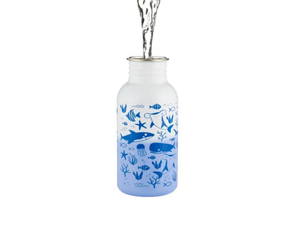 Keep Hydrated with Pure Kids Colour Change Sealife Bottle 550ml.
