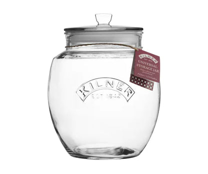 Premium Universal Push Top Storage Jar 4 Litre | Keep Your Essentials Fresh.