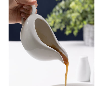Saucière et soucoupe Simplicity : un indispensable de la table élégante.