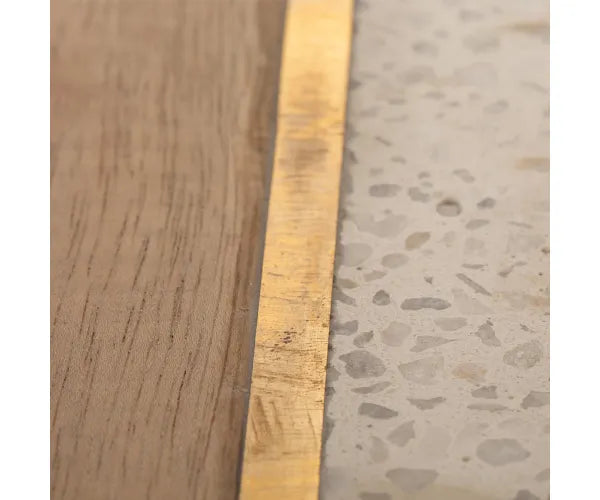Elevate Your Kitchen with Elements Terrazzo/Acacia Rectangular Board .