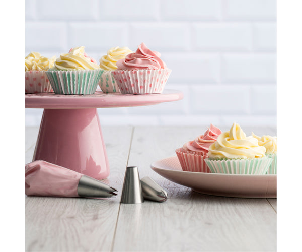 Améliorez vos compétences en poche à douille : Lot de 3 douilles moyennes avec 6 poches | Essentiels de pâtisserie.