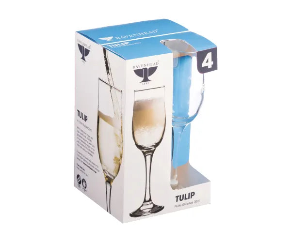 Ravenhead Tulip Lot de 4 flûtes à champagne - 20cl