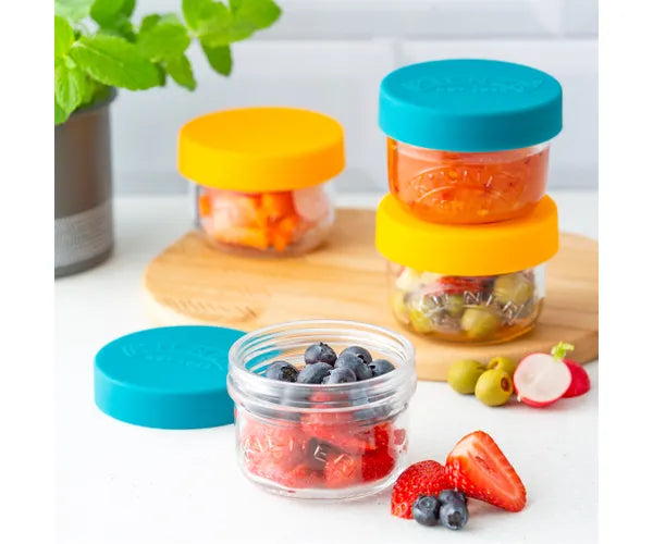 Lot pratique de 2 boîtes à goûter (125 ml) | Gardez vos collations au frais.