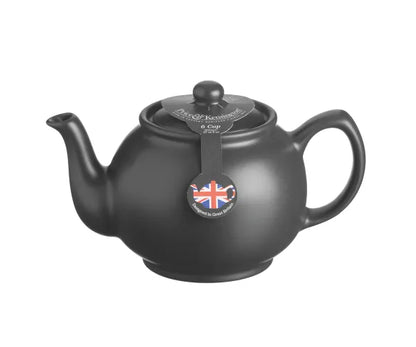 Matt Black 2-Cup Teapot | Sleek and Stylish Tea Brewing Essential