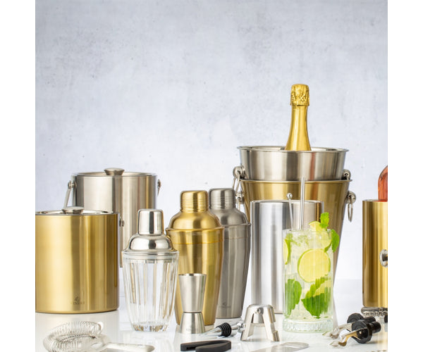 Elevate Your Mixology: Barware 280ml Glass Cocktail Shaker Giftbox.