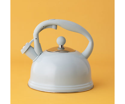 Bouilloire de cuisinière bleue 1,8 L en acier inoxydable de première qualité, ébullition rapide