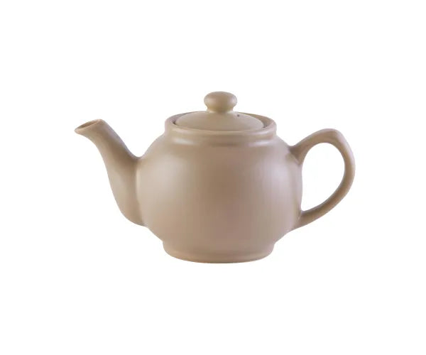 Théière 2 tasses Matt Taupe | Théière en céramique élégante pour une infusion parfaite