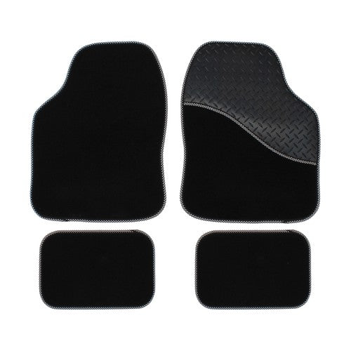 Jeu de 4 tapis de voiture JVL Nitro.