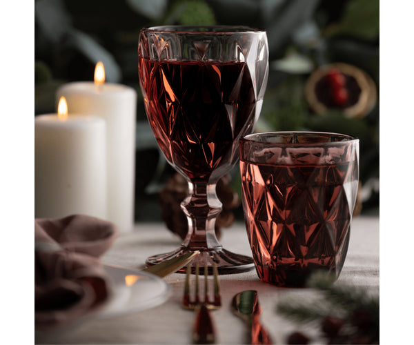 Verre à vin Améthyste 32cl - Verrerie en cristal faite main