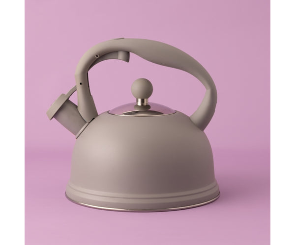 Bouilloire de Cuisinière Élégante Grise 1,8 L Qualité Supérieure pour Cuisines Stylées