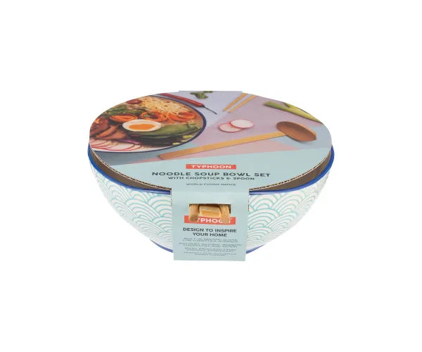 Découvrez les Saveurs du Monde avec notre Ensemble de Bols à Soupe de Nouilles Saveurs du Monde.
