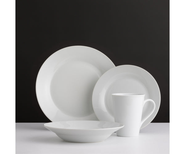 Sublimez votre expérience culinaire avec le service de table Milan Rim 16 pièces – Coffret cadeau.