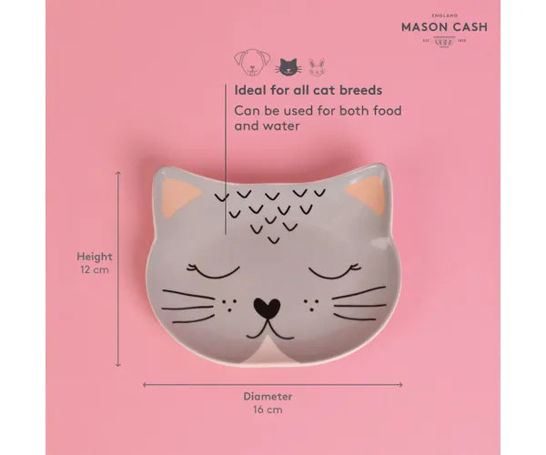 Gamelle « Smokey Cat » 16x13cm : une solution d'alimentation élégante et fonctionnelle pour votre ami félin.