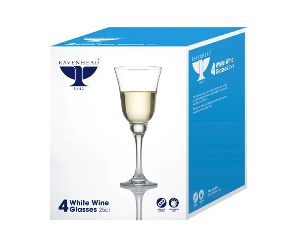 Sublimez votre expérience culinaire avec le lot de 4 verres à vin blanc Avalon – 25cl