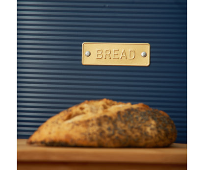 Conservez la fraîcheur de votre pain avec la boîte à pain Otto Navy | Rangement élégant pour votre cuisine.