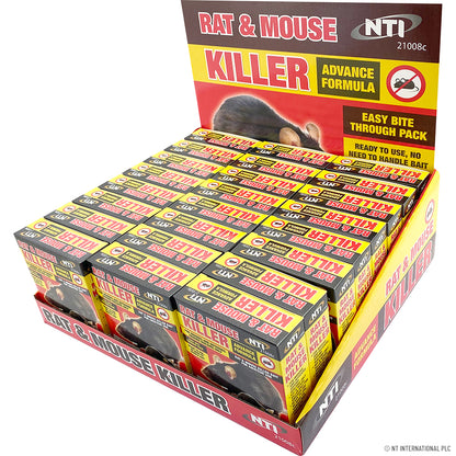 Effective Rat & Mouse Killer 2 x 20g Display Box