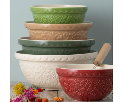 Saladier In The Forest S30 H/Hog Rouge 21cm - Charme Rustique pour Votre Cuisine.