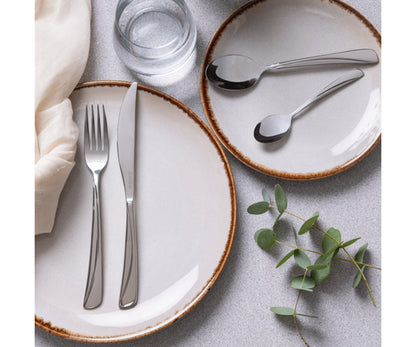 L'assiette d'accompagnement élégante en faïence réactive crème | Parfaite pour les repas quotidiens.