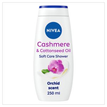 Nivea shower cream 250ml cashmere & cottonseed oil