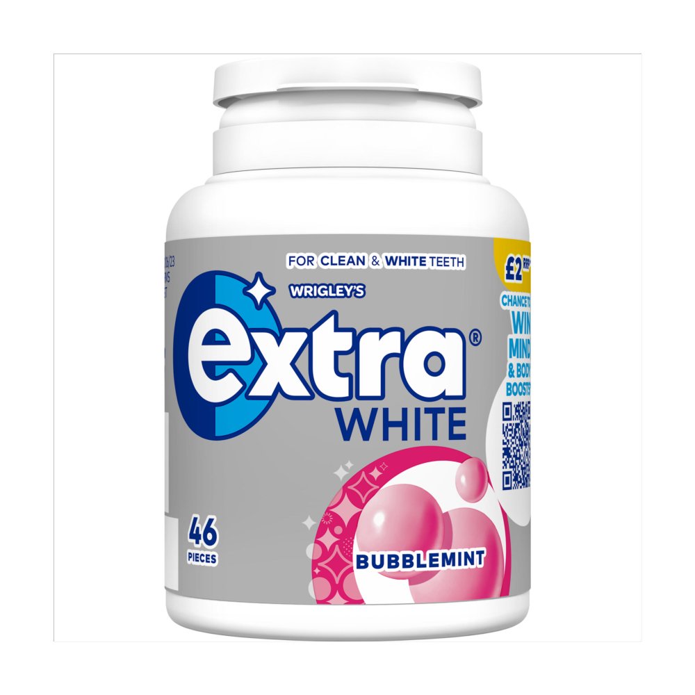 Extra White  BubbleMintBottle Pack 46 Pce