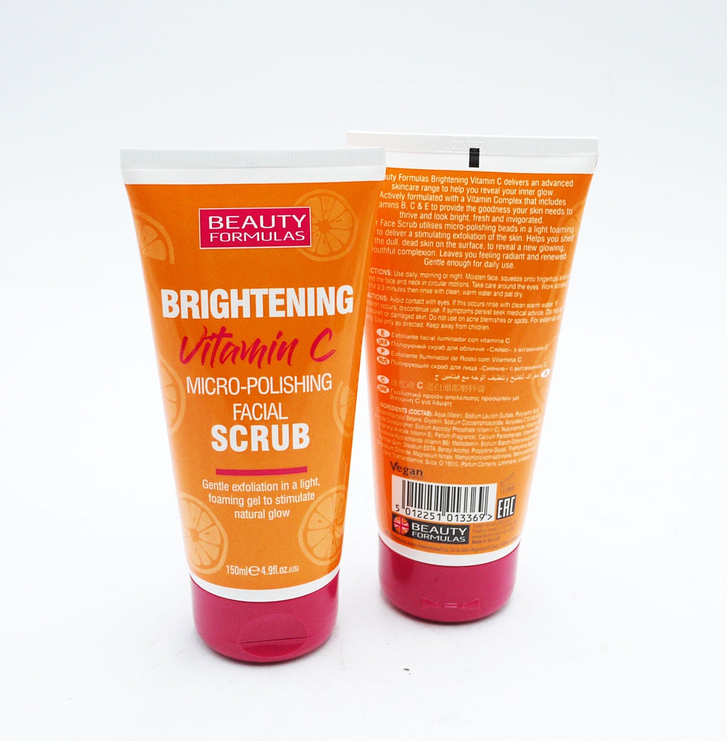 BEAUTY FORMULAS GOMMAGE POLISSANT VISAGE VITAMINE C 150ML