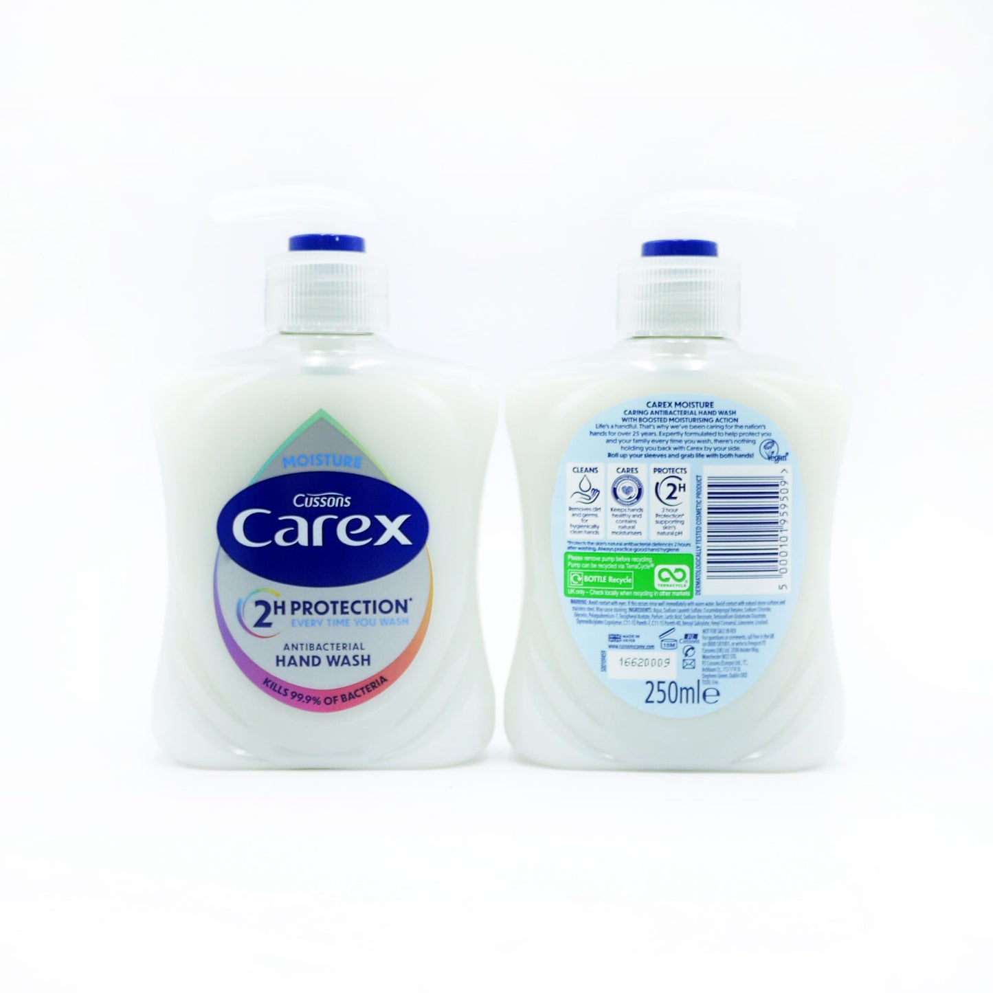 CAREX SAVON LIQUIDE ANTIBACTÉRIEN HYDRATANT 250ml