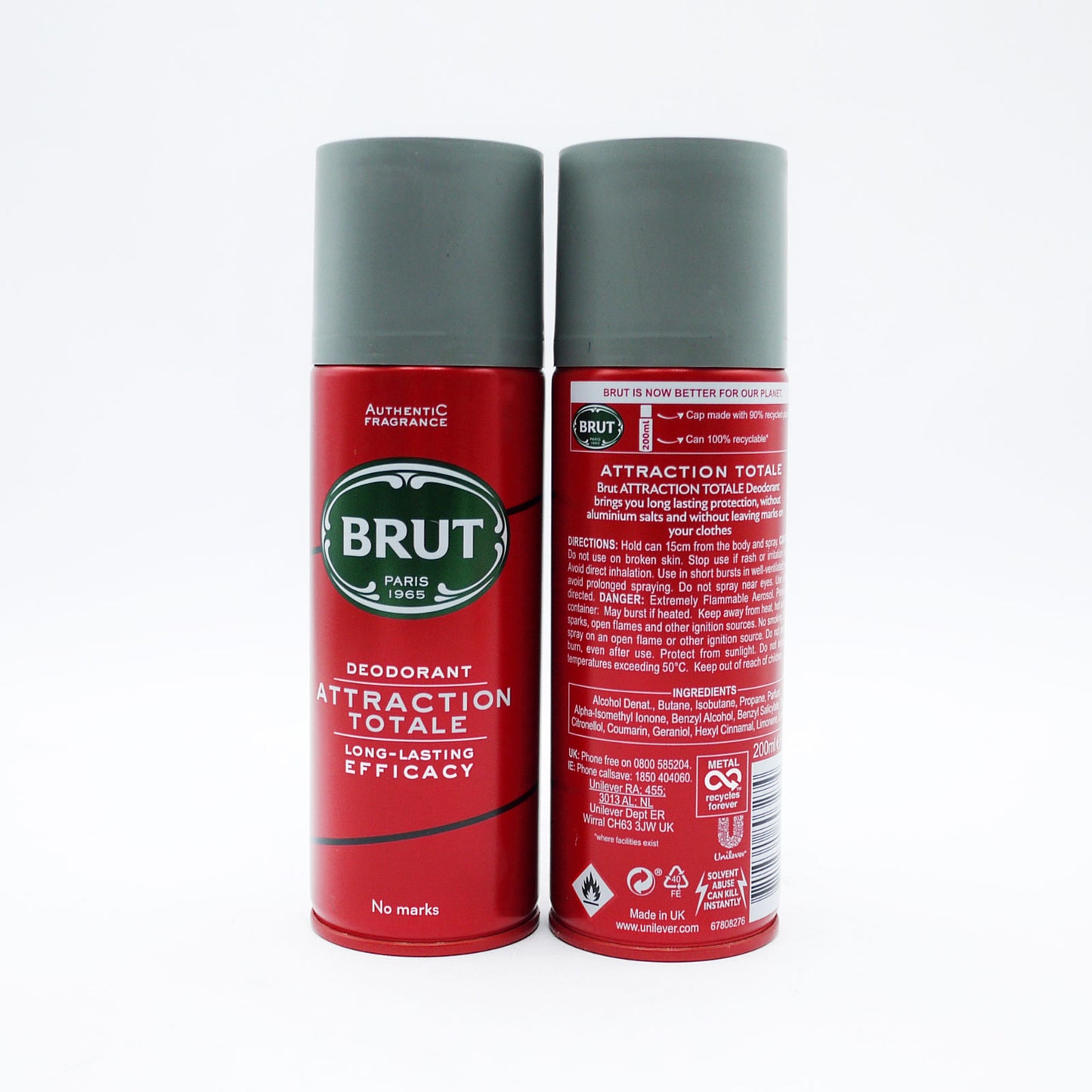 BRUT DEODORANT TOTAL ATTRACTION 200ML