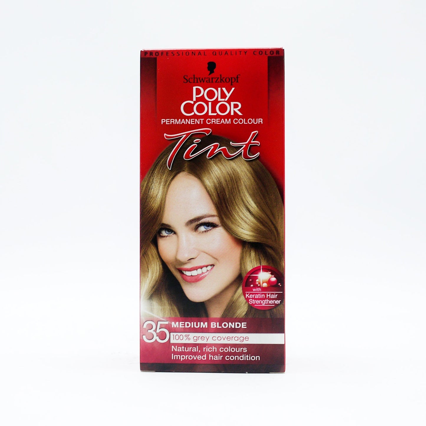 SCHWARZKOPF POLY TINT HAIR DYE MEDIUM BLONDE 35