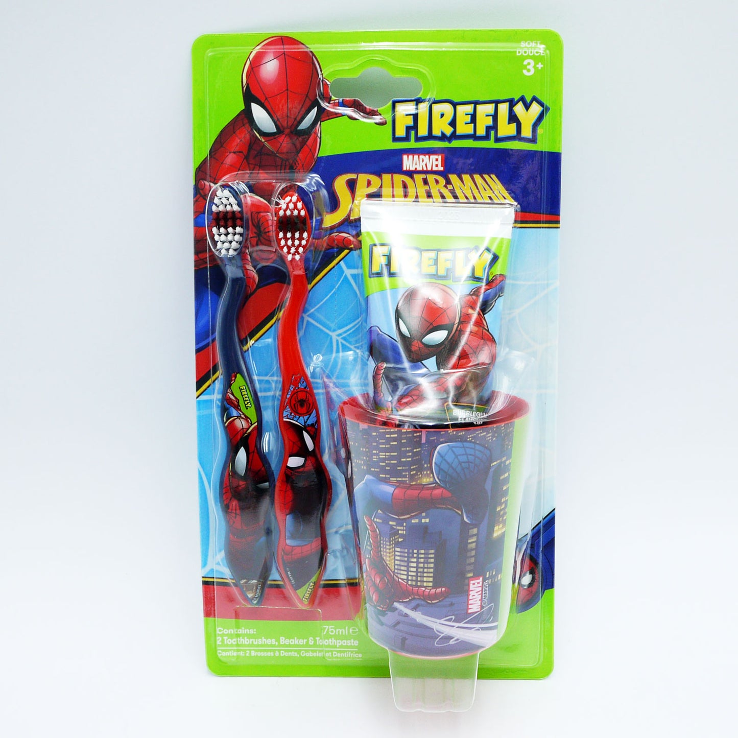 FIREFLY SPIDERMAN DENTAL VALUE SET