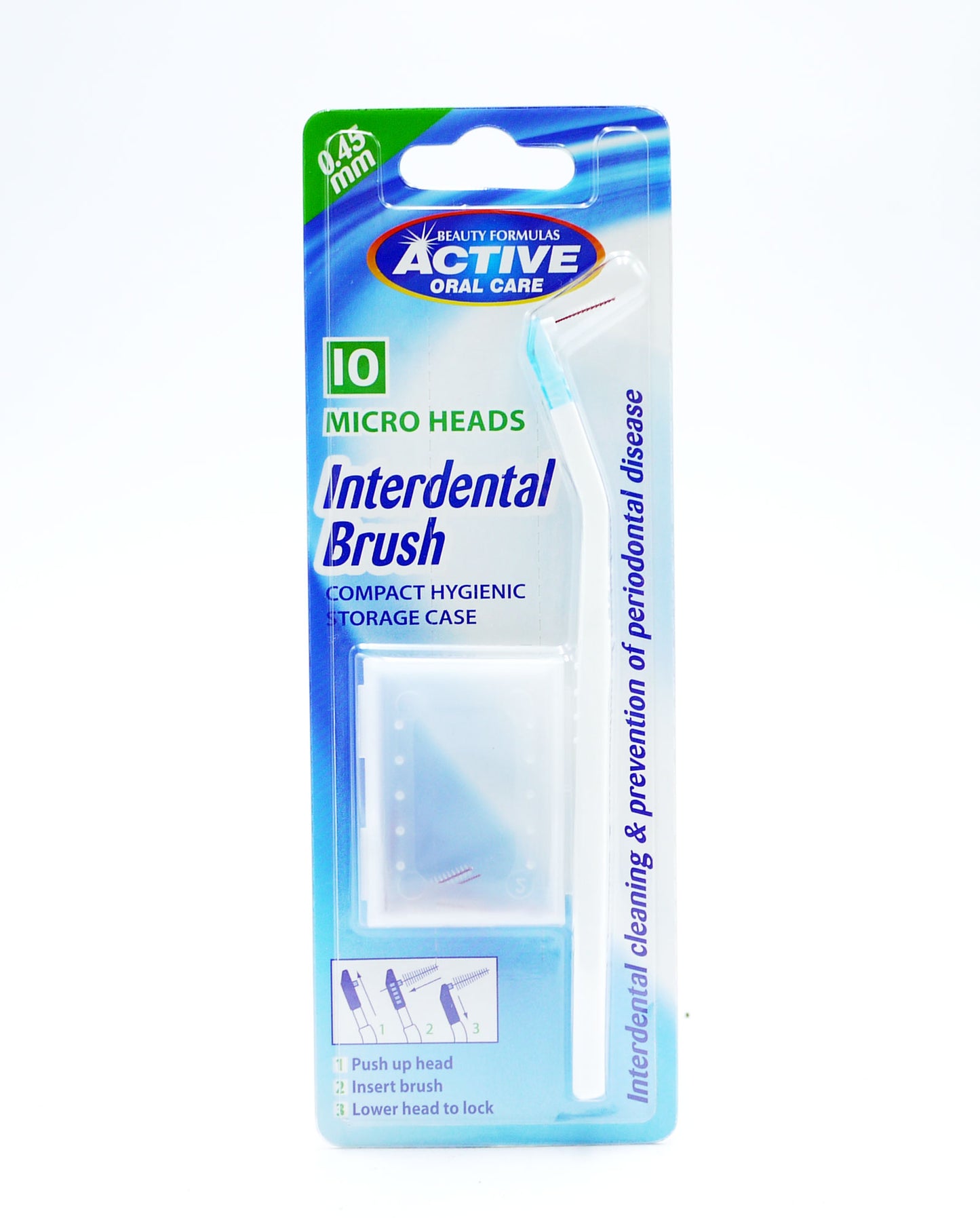 BEAUTY FORMULAS INTERDENTAL BRUSH + 10 HEADS