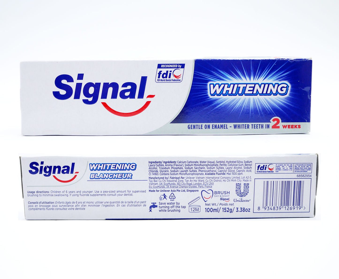 SIGNAL TOOTHPASTE WHITENING 100ml