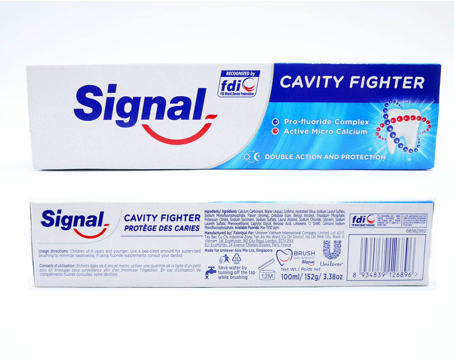 SIGNAL TOOTHPASTE CAVITY FIGHTER ORIGINAL 100ml