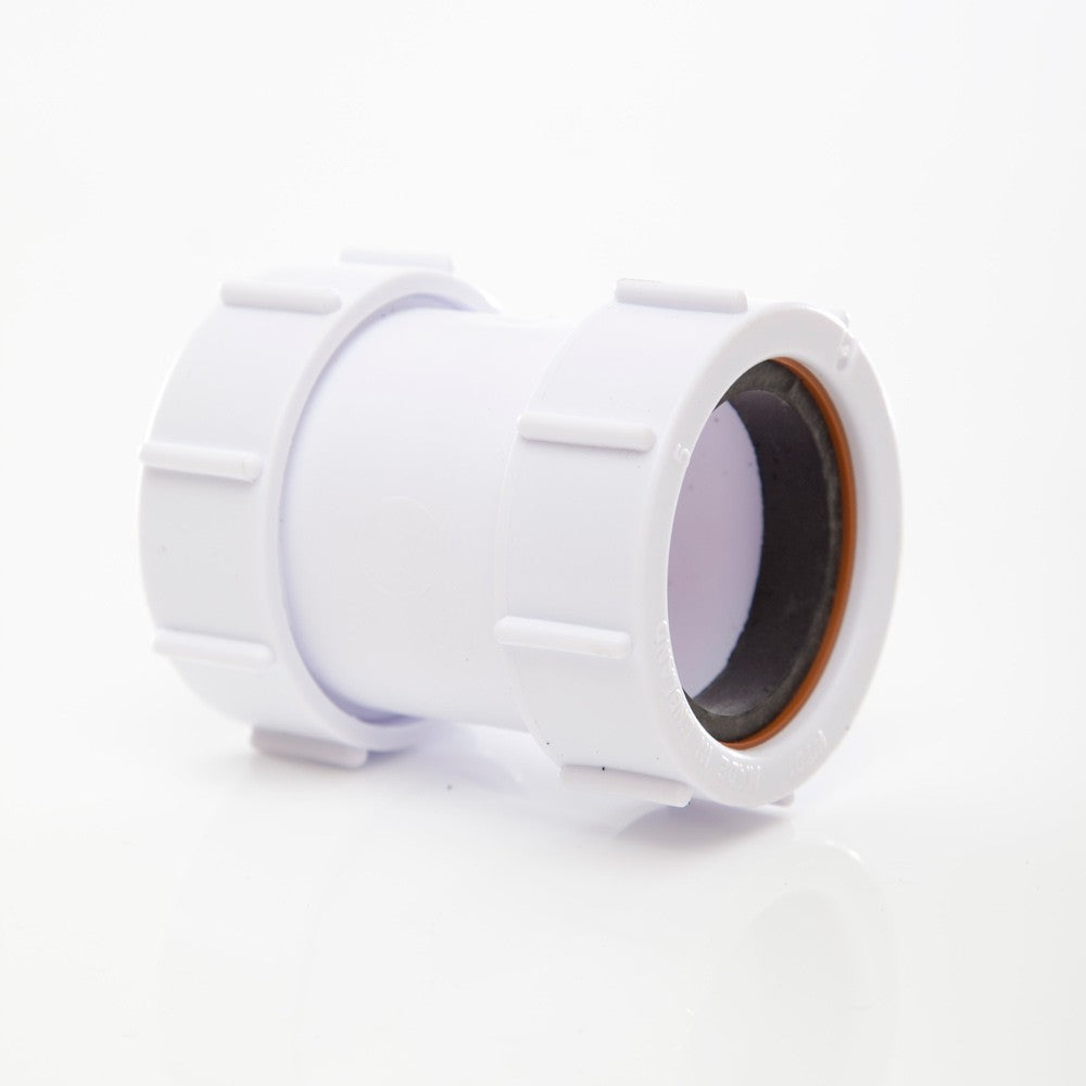 Waste Compression Fittings - Straight Connectors, 40mm (1.1/2")