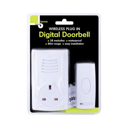 Plug-In Wireless Door Chime