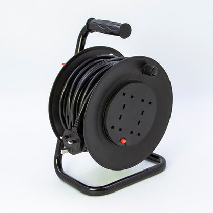 Enrouleur de câble 4 prises 25 m – 13 A
