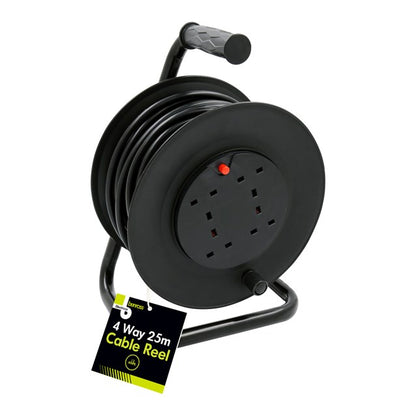 Enrouleur de câble 4 prises 25 m – 13 A