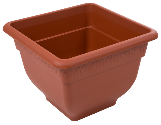 H225 Bell Pot 37cm Square Planter Terracotta