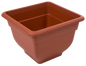 H225 Bell Pot 37cm Square Planter Terracotta