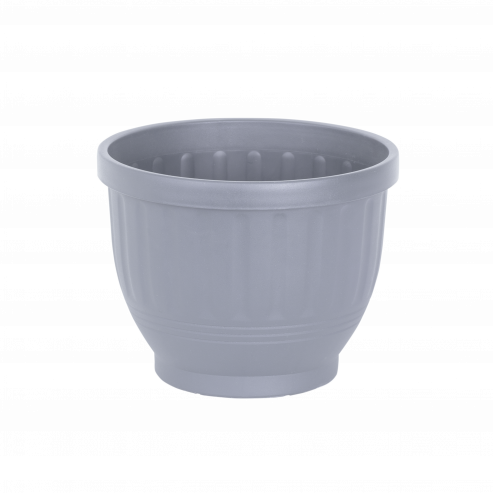 H179 Etruscan 25cm Round Planter Soft Grey