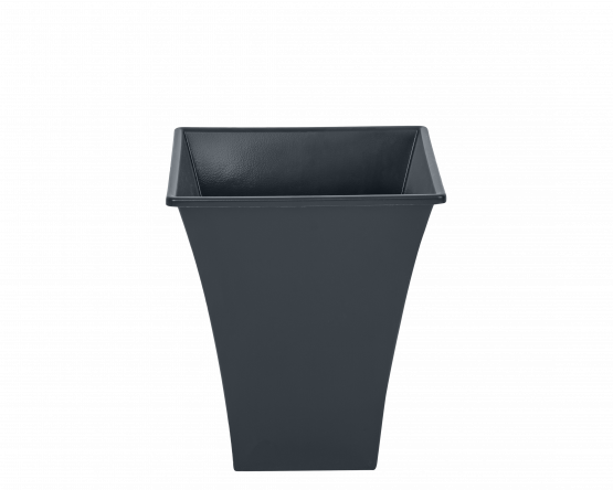 H308 Pot carré Metallica 28cm Ardoise