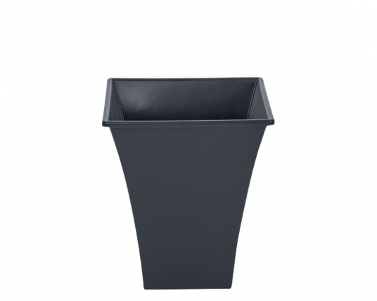 H308 Pot carré Metallica 28cm Ardoise